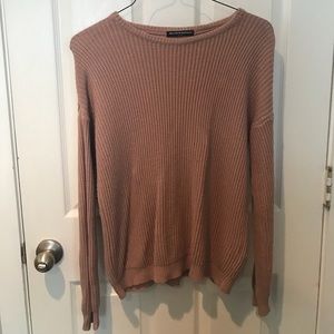 BRANDY MELVILLE pink/peach sweater